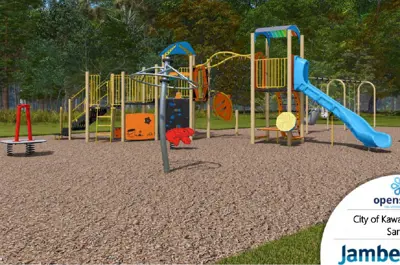 Image showing the Sand Bar Park Playground Concept