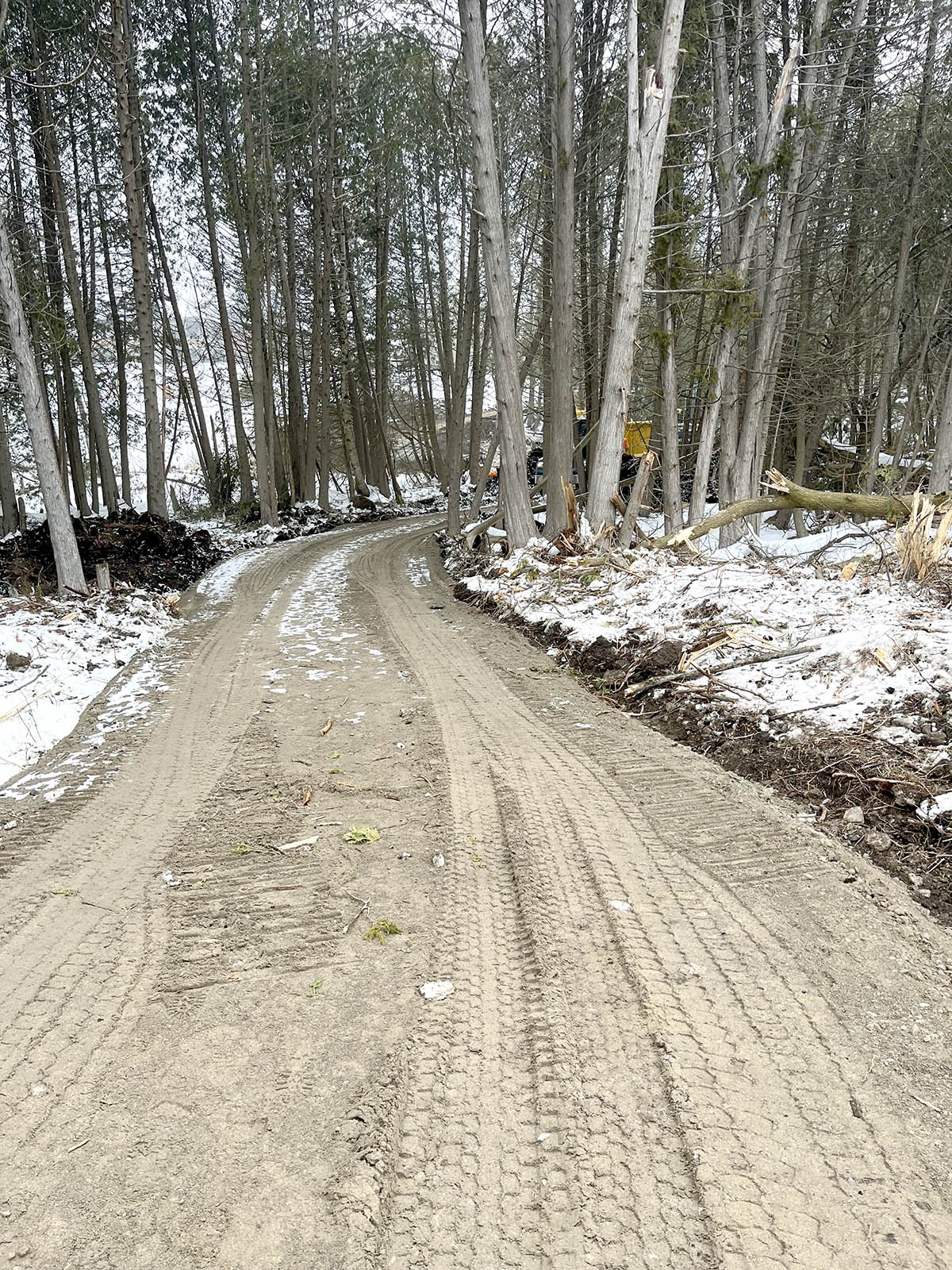Image showing Jennings Creek Trail entry Installation in progress.