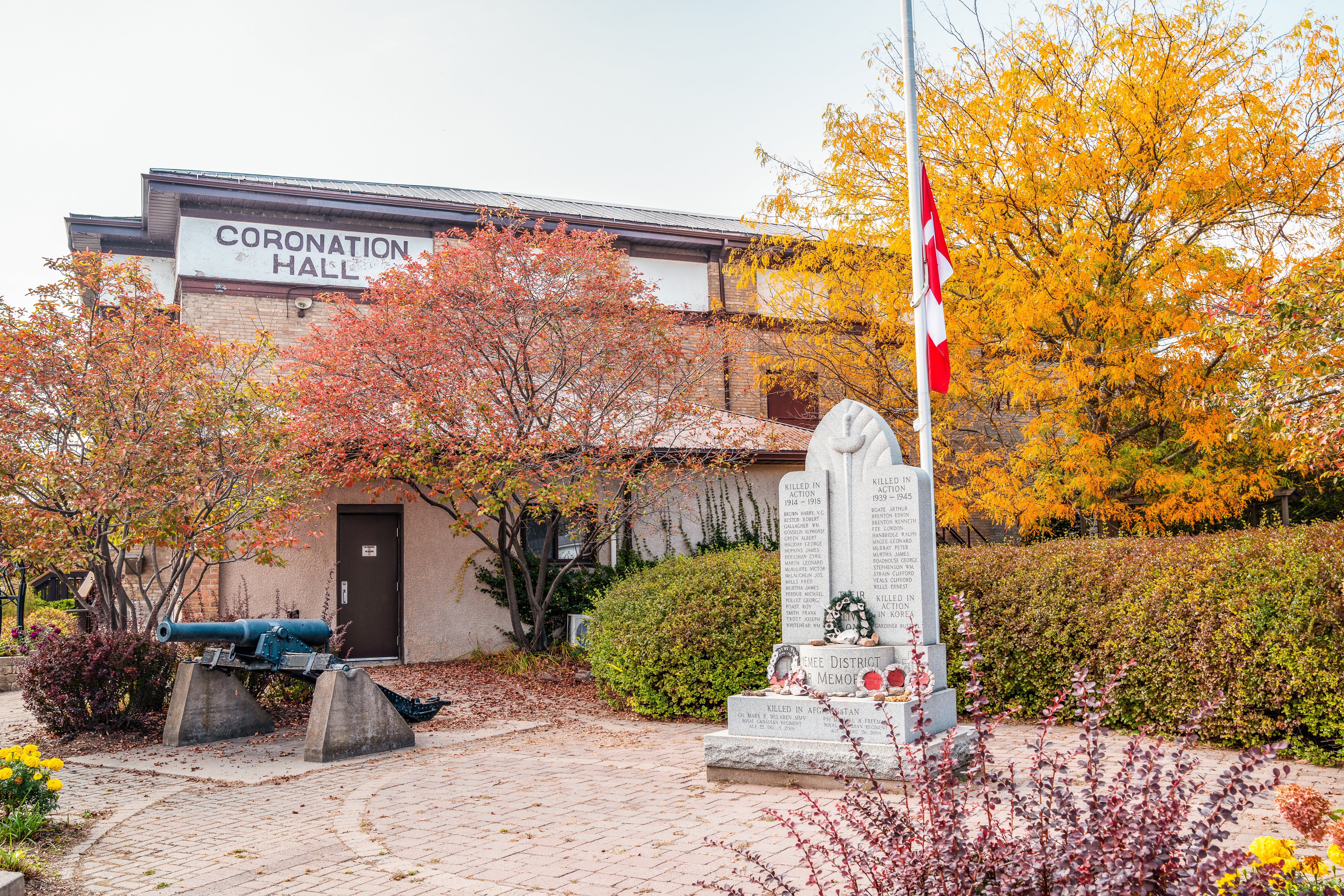 Coronation Hall Fall Exterior
