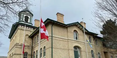 Canadian Flag Lowered at City Hall