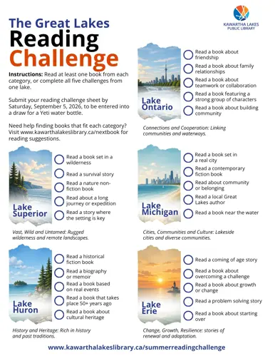 The Great Lakes Reading Challenge 2026